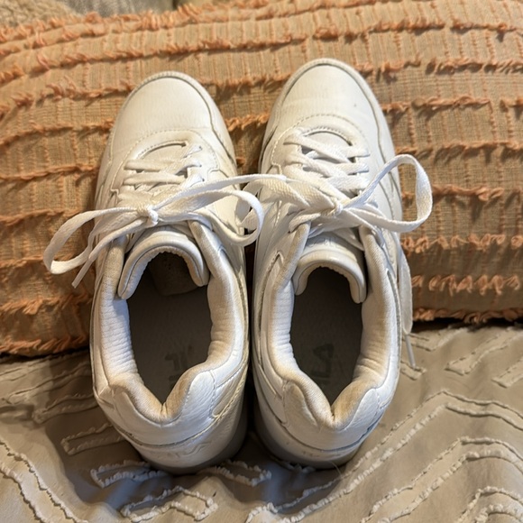 Fila White Leather Sneakers - Picture 4 of 6